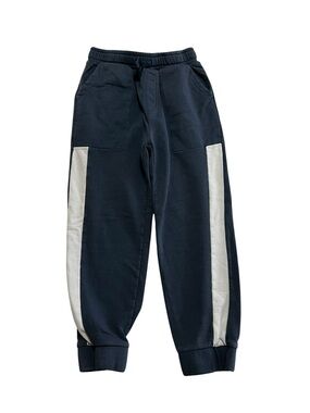 H&M boys 12 Y Navy‎ Sweatpants with White Side Panels